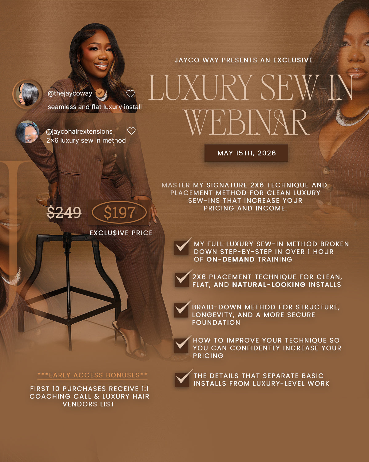 2X6 LUXURY SEW-IN WEBINAR